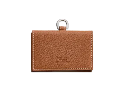 NICENESS H.Biafra Cow Leather L-Shape Card Case "Cognac"