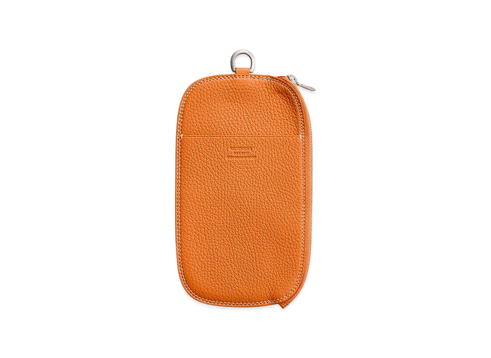 NICENESS H.Klaus Cow Leather Gadget Case "Orange"