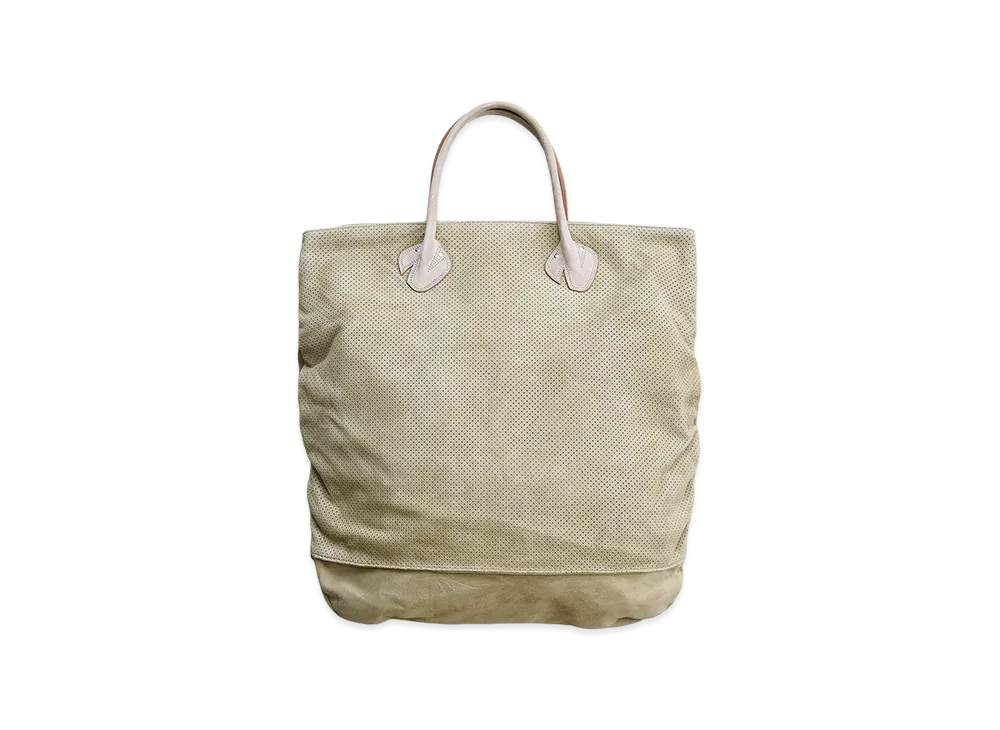 NICENESS L.Aphex Hair Sheep Leather NN Shirring Bag "Taupe"
