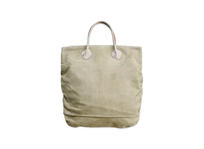 NICENESS L.Aphex Hair Sheep Leather NN Shirring Bag "Taupe"