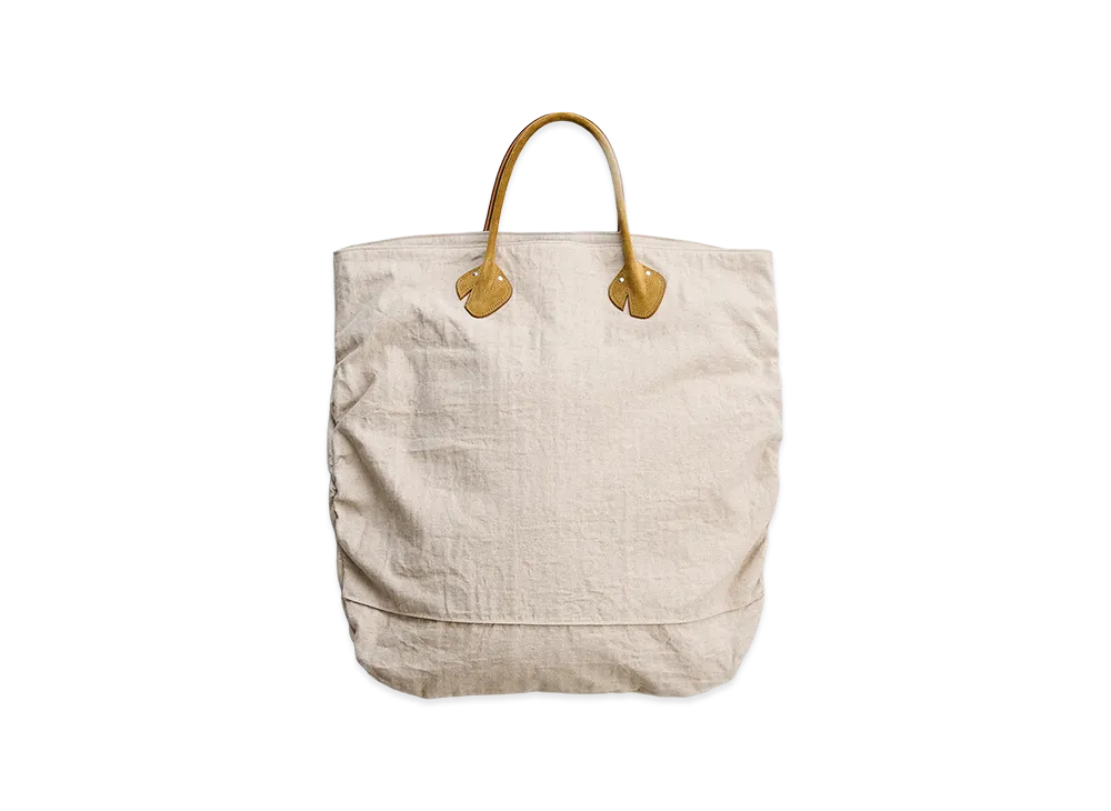 NICENESS N.Aphex Natural Herringbone NN Shirring Bag "Natural"