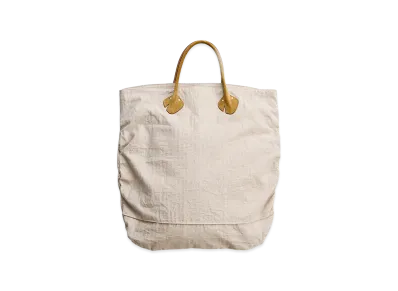 NICENESS N.Aphex Natural Herringbone NN Shirring Bag "Natural"