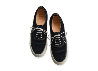 NICENESS Georgia NN Leather Yacht Shoes "Black/White"
