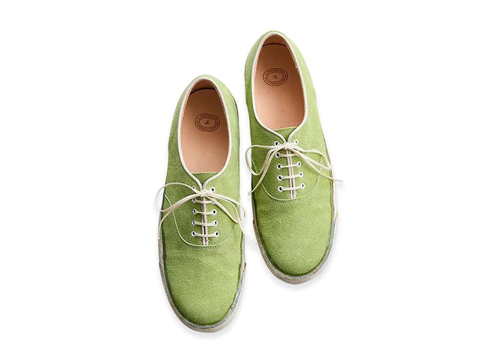 NICENESS Georgia NN Leather Yacht Shoes "Lime"