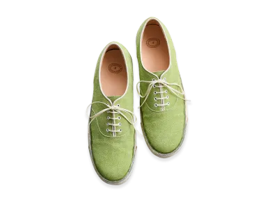 NICENESS Georgia NN Leather Yacht Shoes "Lime"