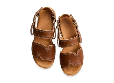 NICENESS Ballard NN LEATHER SANDALS "Cognac"