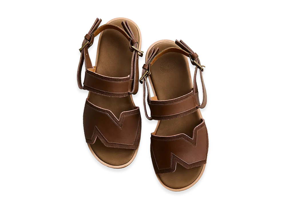 NICENESS Ballard NN LEATHER SANDALS "Brown"