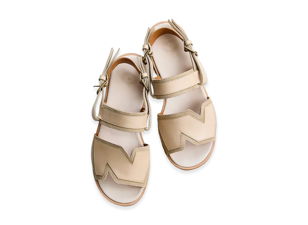 NICENESS Ballard NN LEATHER SANDALS "Light Beige"
