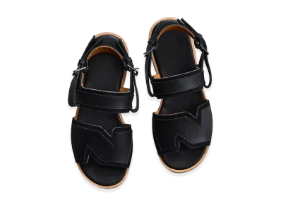 NICENESS Ballard NN LEATHER SANDALS "Black"