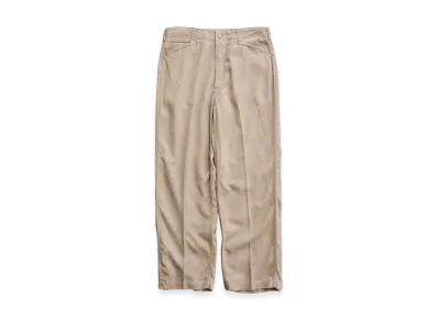 NICENESS S.Morley Silk Corduroy Frisco Trousers "Ivory"
