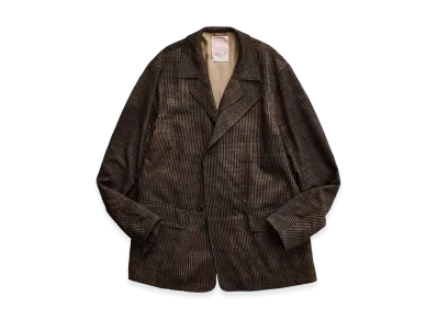 NICENESS N.Fielding Printed Stripe Hunter Jacket "Narrow Stripes"