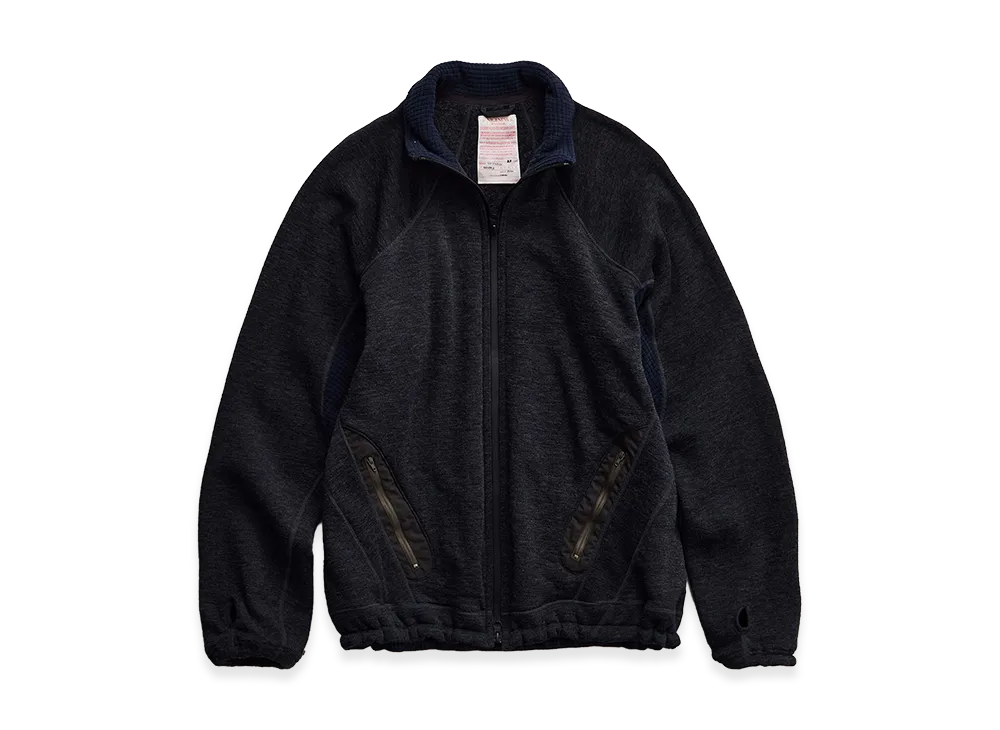 NICENESS Bailey Wool Fleece Field Blouson "Gray"