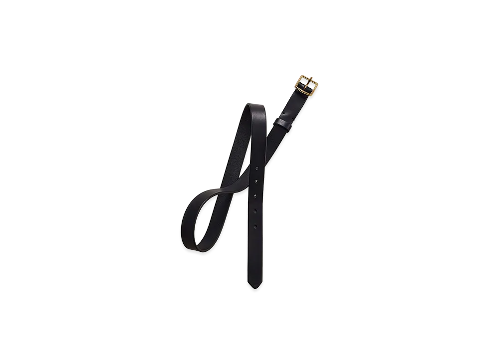 NICENESS Tessa Vacchetta Bullhide Belt 25mm "Black"