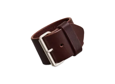 NICENESS Lydia Vacchetta Bullhide Wristband 45mm "Brown"