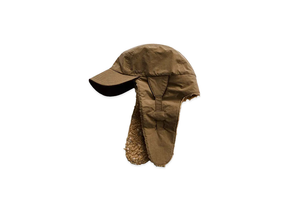 NICENESS Strick Nylon Molle Boa Hunter Cap "Beige"