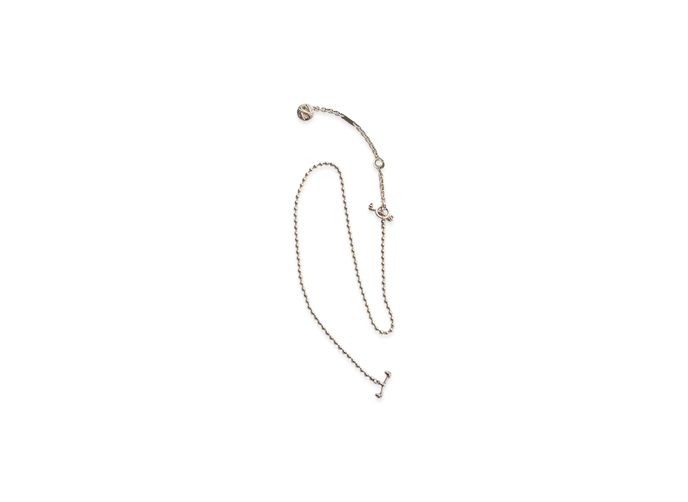 NICENESS W.Barrow Sterling Silver Wallet Chain-Ball Long "Silver"