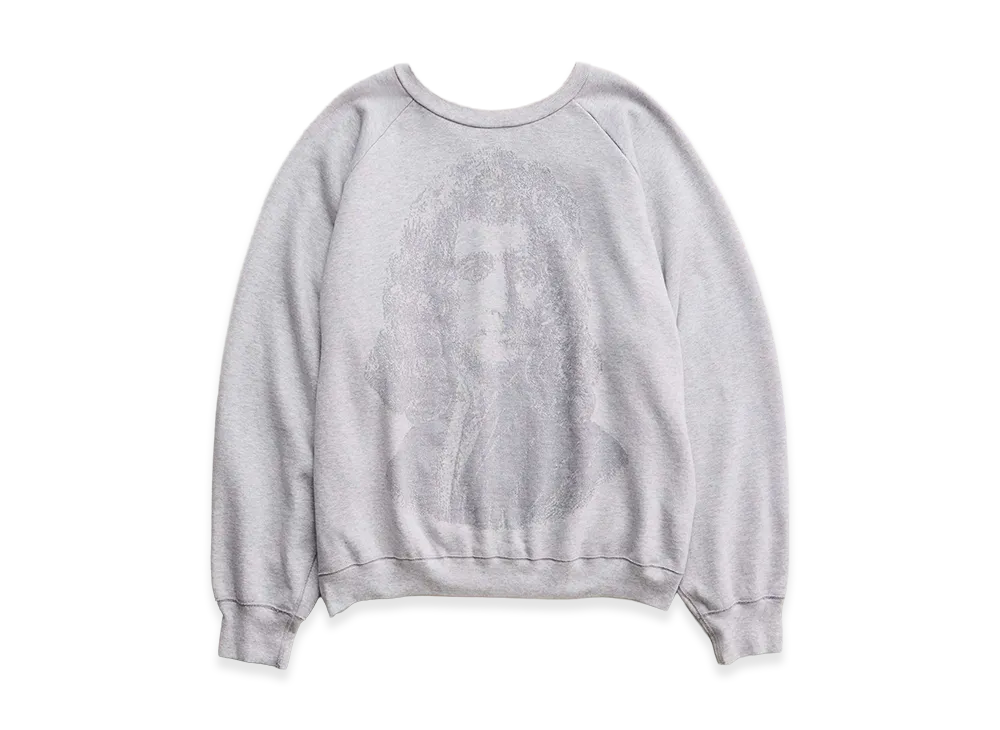 NICENESS C.Isaac Double-Faced Cotton Melange Sweatshirt "Gray"