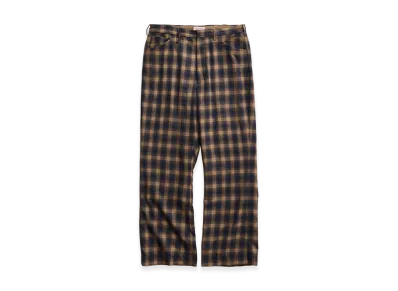 NICENESS C.Finch S140's Ombre Check Semi-Flare Trousers "Beige"