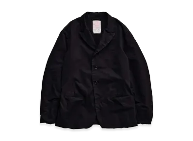 NICENESS E.Defoe Premium Pima Twill Rover Jacket "Black"