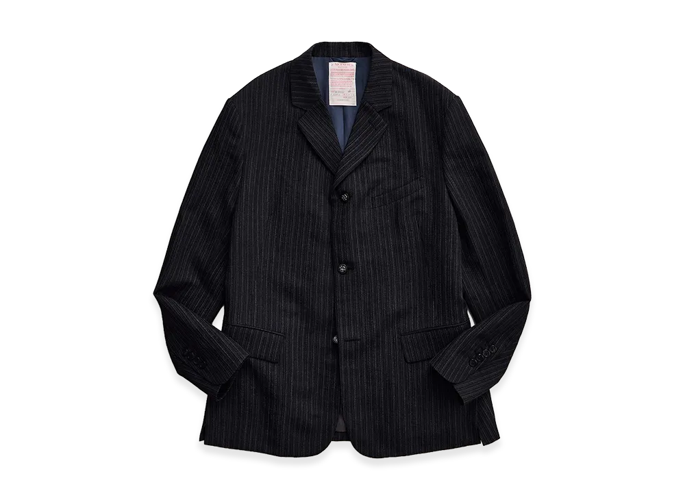 NICENESS H.Wobble Wool Hemp V-Fork Jacket "Navy"