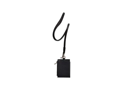 NICENESS Bay Ray - Long Zip Card Case-Long Strap "Black Caviar"