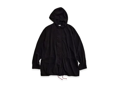 NICENESS D.Levene Napped Silk Shell Parka "Black"