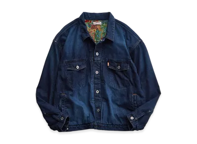 NICENESS Sterling British Trucker Denim Jacket "Indigo"