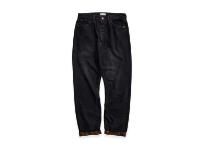 NICENESS Charles British Denim Trousers "Black"