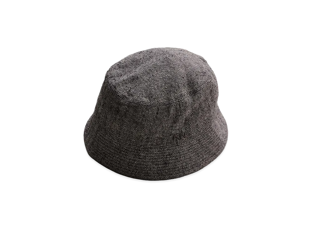 NICENESS H.Pew Linen Alpaca Silk Herringbone Rover Hat "Gray"