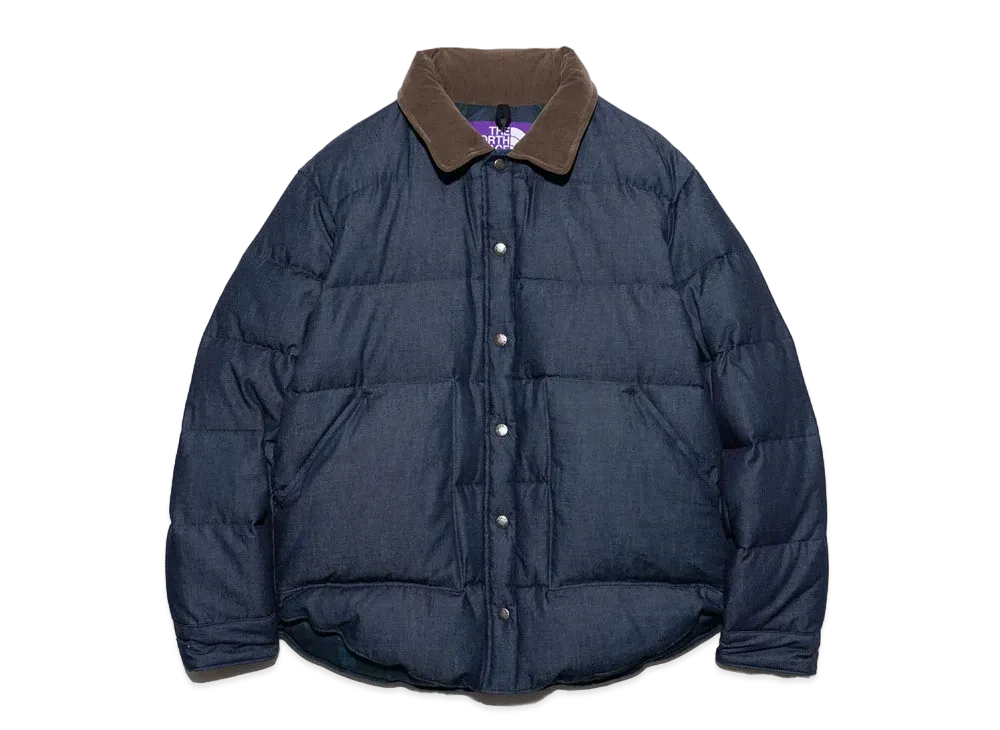 The North Face x nanamica RP Denim Field Down Jacket "Indigo"