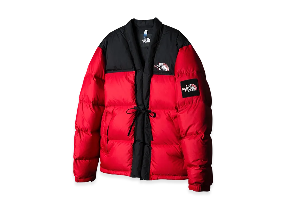 The North Face x Sashiko Gals Nuptse Hanten Sashiko Jacket "Red"