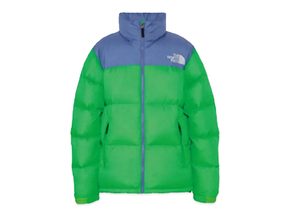 The North Face Nuptse Jacket "Optic Blue/Chlorophyll Green"