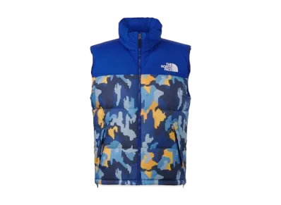 The North Face Novelty Nuptse Vest "Blue Tree Bark"