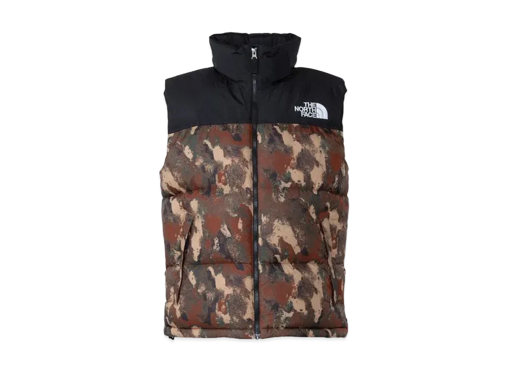 The North Face Novelty Nuptse Vest "Evolve Texture Brandy Brown"