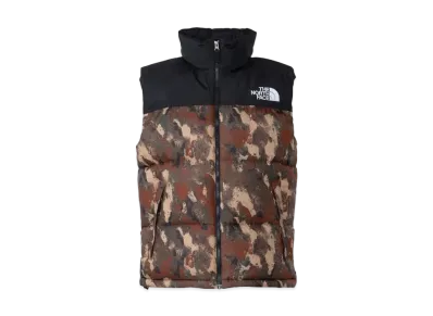 The North Face Novelty Nuptse Vest "Evolve Texture Brandy Brown"