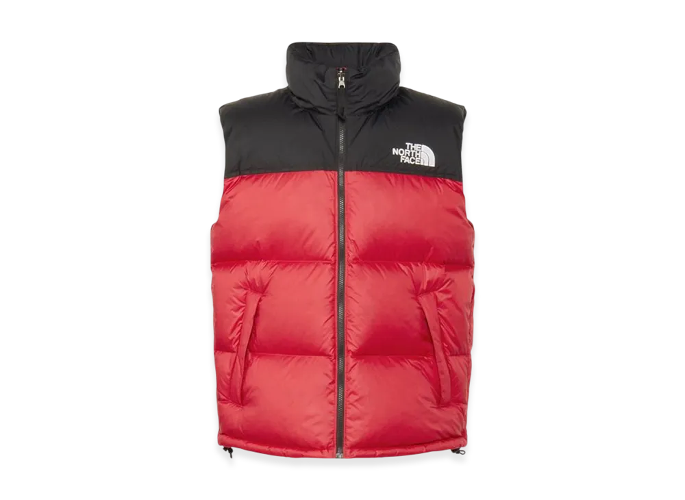 The North Face Nuptse Vest "Black/TNF Red"