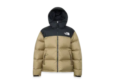 The North Face Nuptse Hoodie "Black/Classic Khaki"