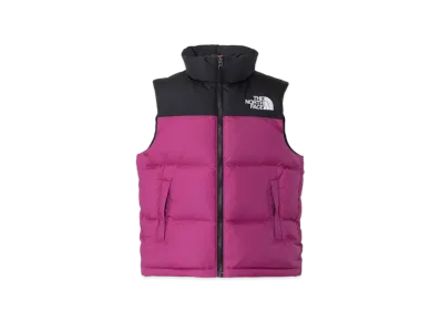 The North Face Kids Nuptse Vest "Black/Roxbury Pink"