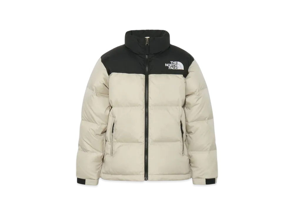 The North Face Kids Nuptse Jacket "Fossil Ivory"