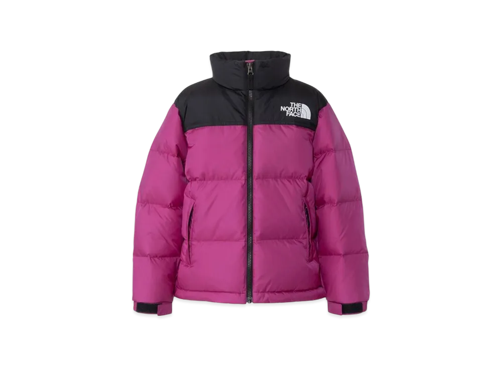 The North Face Kids Nuptse Jacket "Black/Roxbury Pink"