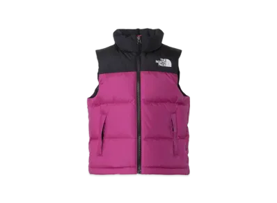 The North Face Kids Toddler Nuptse Vest "Black/Roxbury Pink"