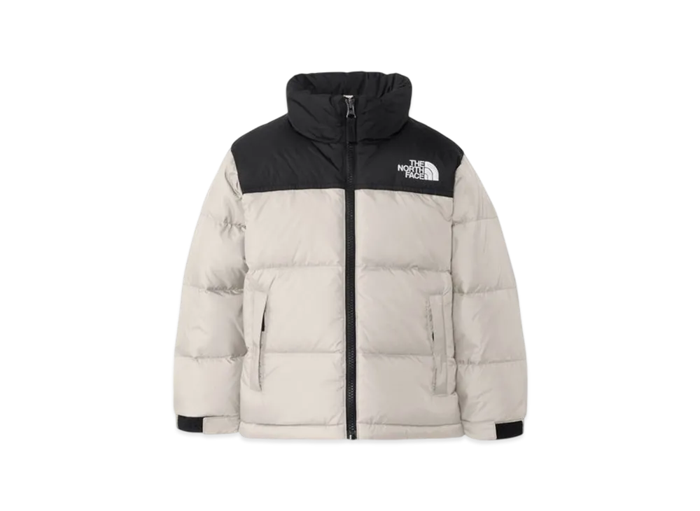 The North Face Kids Toddler Nuptse Jacket "Fossil Ivory"