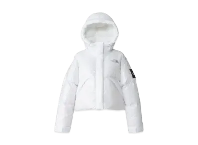 The North Face Glossy Short Down Jacket "White"