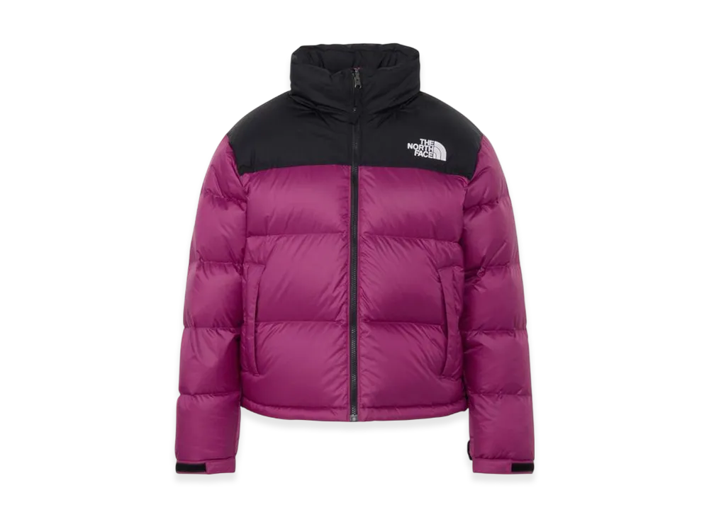 The North Face Short Nuptse Jacket "Black/Roxbury Pink"