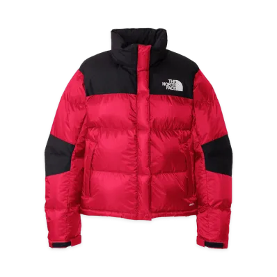 The North Face Women's Windstopper Short Nuptse Jacket "TNF Red/Black"