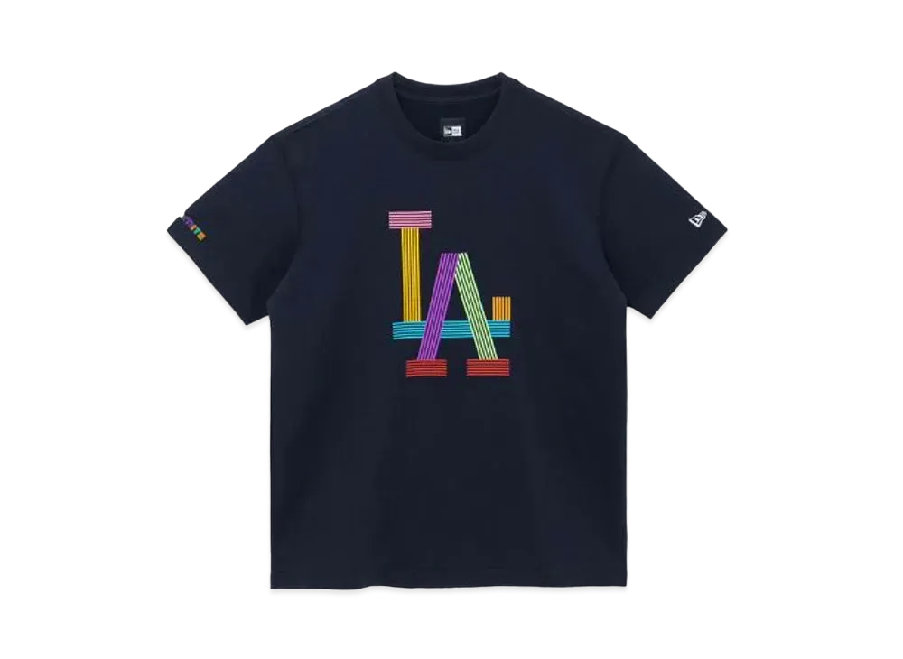 NEW ERA BTS x MLB Dynamite Los Angeles Dodgers Performance Tee "Navy"