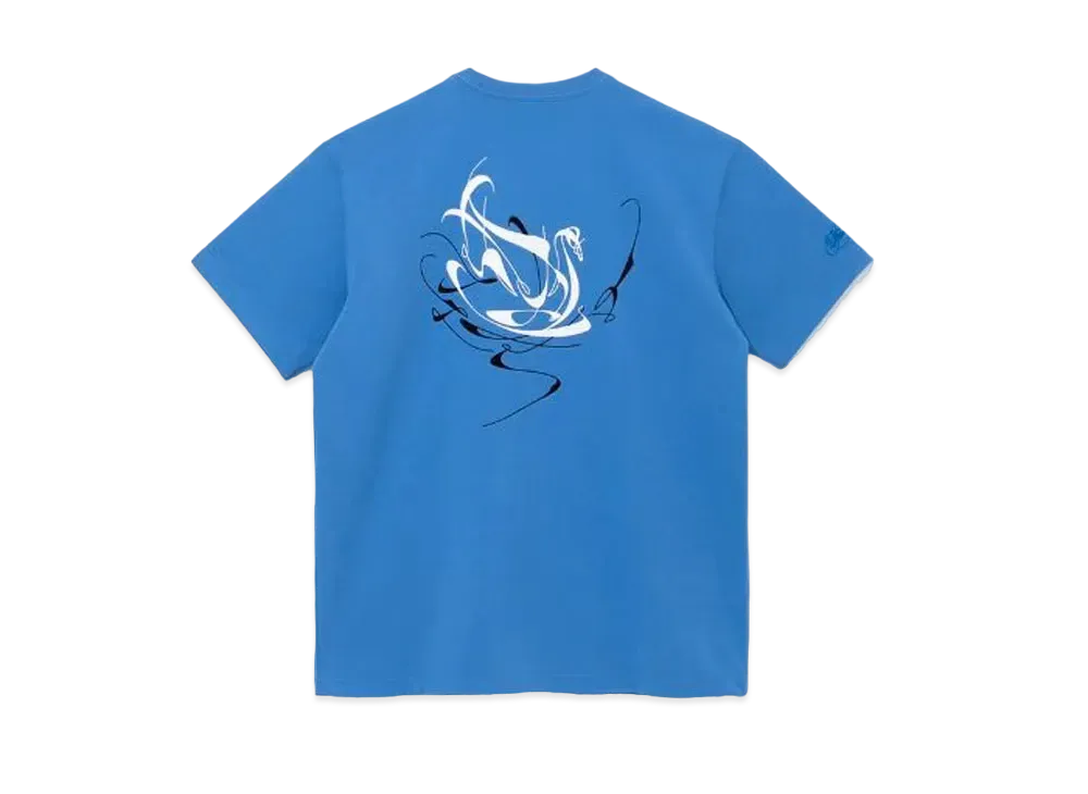 NEW ERA BTS x MLB Black Swan New York Yankees Performance Tee "Air Force Blue"