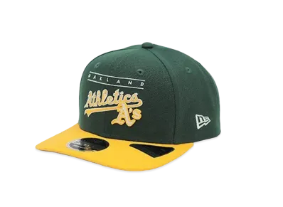 NEW ERA x THE CAP Retro College Pack 9FIFTY Oakland Athletics "Green/Yellow"