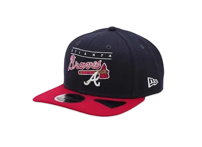NEW ERA x THE CAP Retro College Pack 9FIFTY Atlanta Braves "Navy/Red"