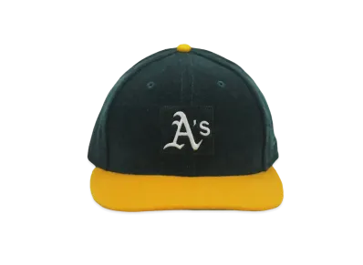 NEW ERA x THE CAP The Vintage Low Profile Oakland Athletics "Green/Yellow"
